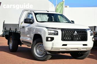 White 2026 Mitsubishi Triton Cab Chassis Glx (4X2)