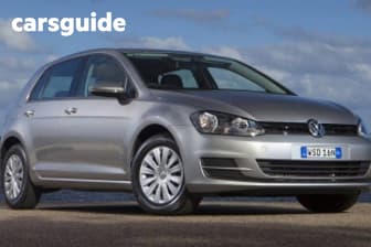 White 2014 Volkswagen Golf Hatchback 103 Tsi Highline