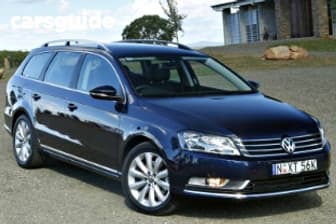 Blue 2014 Volkswagen Passat Wagon 118 Tsi