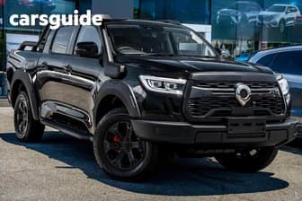 Black 2026 GWM Cannon Dual Cab Utility Xsr (4X4)