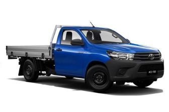 White 2023 Toyota Hilux Cab Chassis Workmate (4X2)
