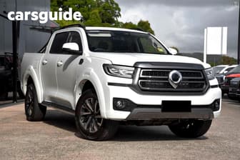 White 2026 GWM Cannon Dual Cab Utility Ultra (4X4)