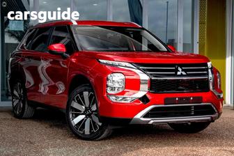 Red 2025 Mitsubishi Outlander Wagon Aspire 7 Seat (2Wd)