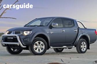 Silver 2014 Mitsubishi Triton Double Cab Utility Glx-R (4X4)