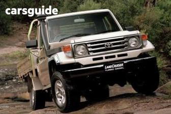 Silver 2004 Toyota Landcruiser Cab Chassis Muster