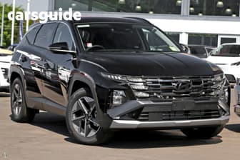 Black 2026 Hyundai Tucson Wagon Elite Hybrid (Fwd)