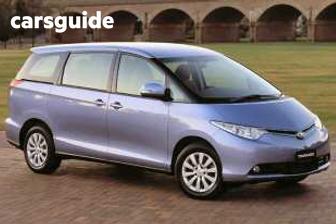Blue 2007 Toyota Tarago Wagon Gli V6