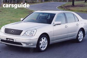 White 2002 Lexus LS430 Sedan