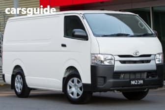 White 2017 Toyota HiAce Van Lwb