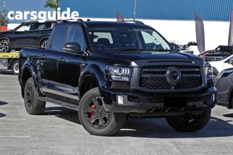 Black 2026 GWM Cannon Alpha Dual Cab Utility Ultra Phev (4X4)