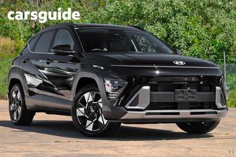 Black 2026 Hyundai Kona SUV HYBRID PREMIUM
