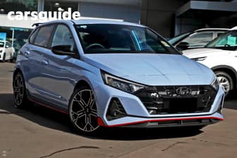 Blue 2026 Hyundai I20 Hatchback N