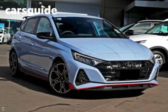 Blue 2026 Hyundai I20 Hatchback N