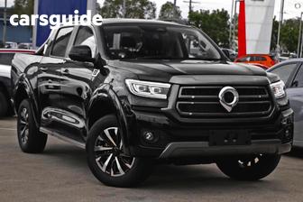 Black 2026 GWM Cannon Dual Cab Utility Ultra (4X4)