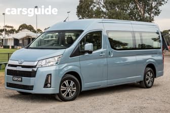 White 2024 Toyota HiAce Bus Slwb Commuter (12 Seats)