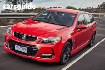 Silver 2016 Holden Commodore Sportswagon Sv6 Black Pack
