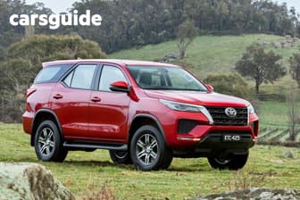 Red 2021 Toyota Fortuner Wagon Crusade