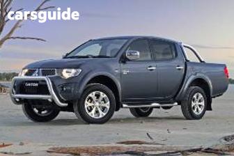 Black 2009 Mitsubishi Triton Double Cab Utility Glx-R (4X4)