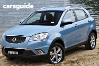 Silver 2013 Ssangyong Korando Wagon S