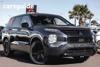 Grey 2026 Mitsubishi Outlander Wagon Black Edition 7 Seat (2Wd)