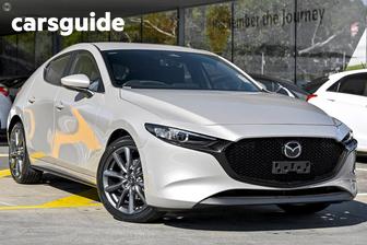 Beige 2025 Mazda 3 Hatchback G20 Evolve