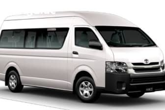 White 2016 Toyota HiAce Bus Commuter