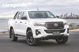 Black 2019 Toyota Hilux Double Cab Pick Up Rogue (4X4)