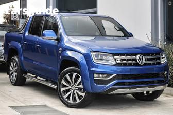 Blue 2018 Volkswagen Amarok Dual Cab Utility V6 Tdi 580 Ultimate