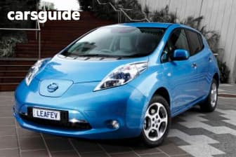 Blue 2012 Nissan Leaf Hatchback