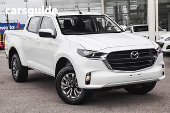 White 2023 Mazda BT-50 Freestyle Cab Chassis Xt (4X4)