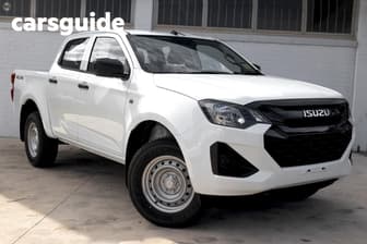 White 2025 Isuzu D-MAX Crew Cab Utility Sx (4X4)