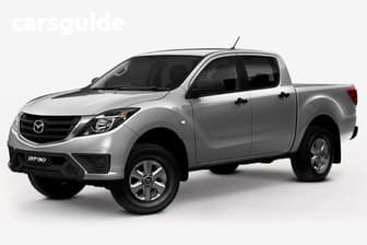 Silver 2019 Mazda BT-50 Dual Cab Utility Xt (4X4) (5Yr)