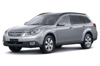 Silver 2009 Subaru Outback Wagon 3.6R Premium