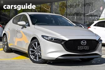 Beige 2025 Mazda 3 Hatchback G20 Evolve