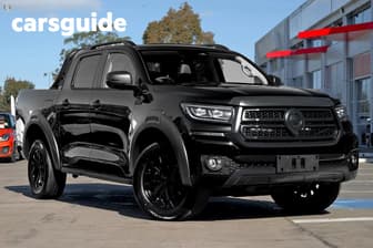 Black 2026 GWM Cannon Dual Cab Utility Vanta (4X4)