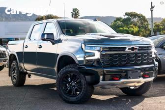 Grey 2026 Chevrolet Silverado Crew Cab Pickup 1500 Zr2