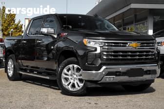 Black 2026 Chevrolet Silverado Crew Cab Pickup 1500 Ltz Premium