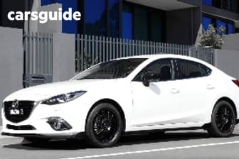 Red 2014 Mazda 3 Sedan Maxx