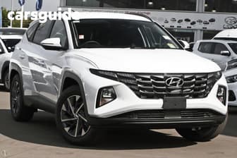 White 2023 Hyundai Tucson Wagon Elite (Fwd)