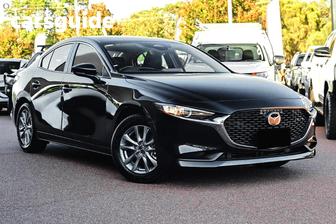 Black 2026 Mazda Mazda3 Sedan G20 Pure