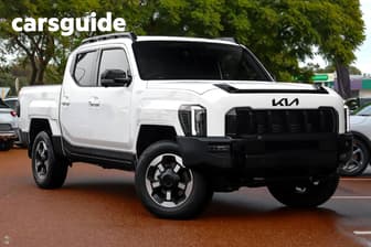White 2025 Kia Tasman Double Cab Pick Up X-Line (4X4) (0.9T) Bdy Fender