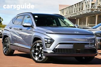 Blue 2026 Hyundai Kona Wagon Electric Premium Ext Range