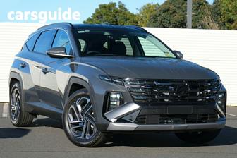 Grey 2026 Hyundai Tucson Wagon Premium Hybrid (Awd)