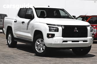 White 2026 Mitsubishi Triton Double Cab Pick Up Glx+ (4X4)