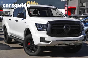 White 2026 GWM Cannon Alpha Dual Cab Utility Lux Phev (4X4)