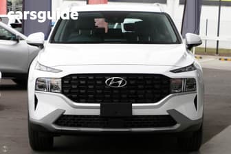White 2023 Hyundai Santa FE Wagon Crdi (Awd)