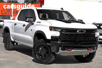 White 2026 Chevrolet Silverado Crew Cab Pickup 1500 Zr2