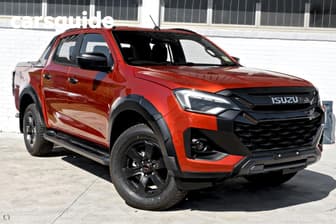 Orange 2026 Isuzu D-MAX Crew Cab Utility X-Terrain (4X4)