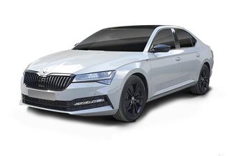 Red 2023 Skoda Superb Sedan Sportline 206Tsi (4X4)