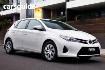 White 2014 Toyota Corolla Hatchback Ascent